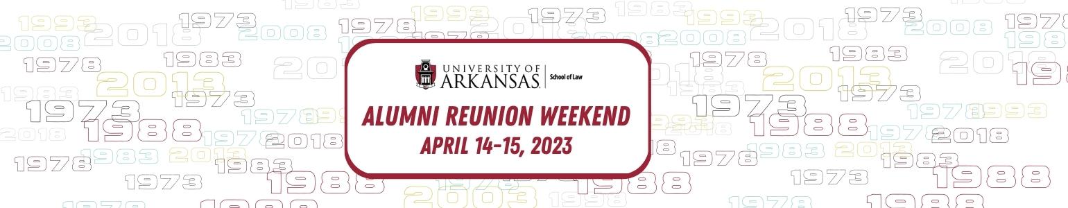 2023 Alumni Reunion Weekend banner