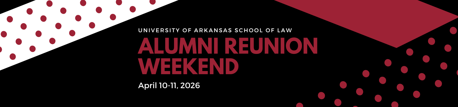 2026 Alumni Reunion Weekend banner