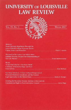 University of Louisville Law Review